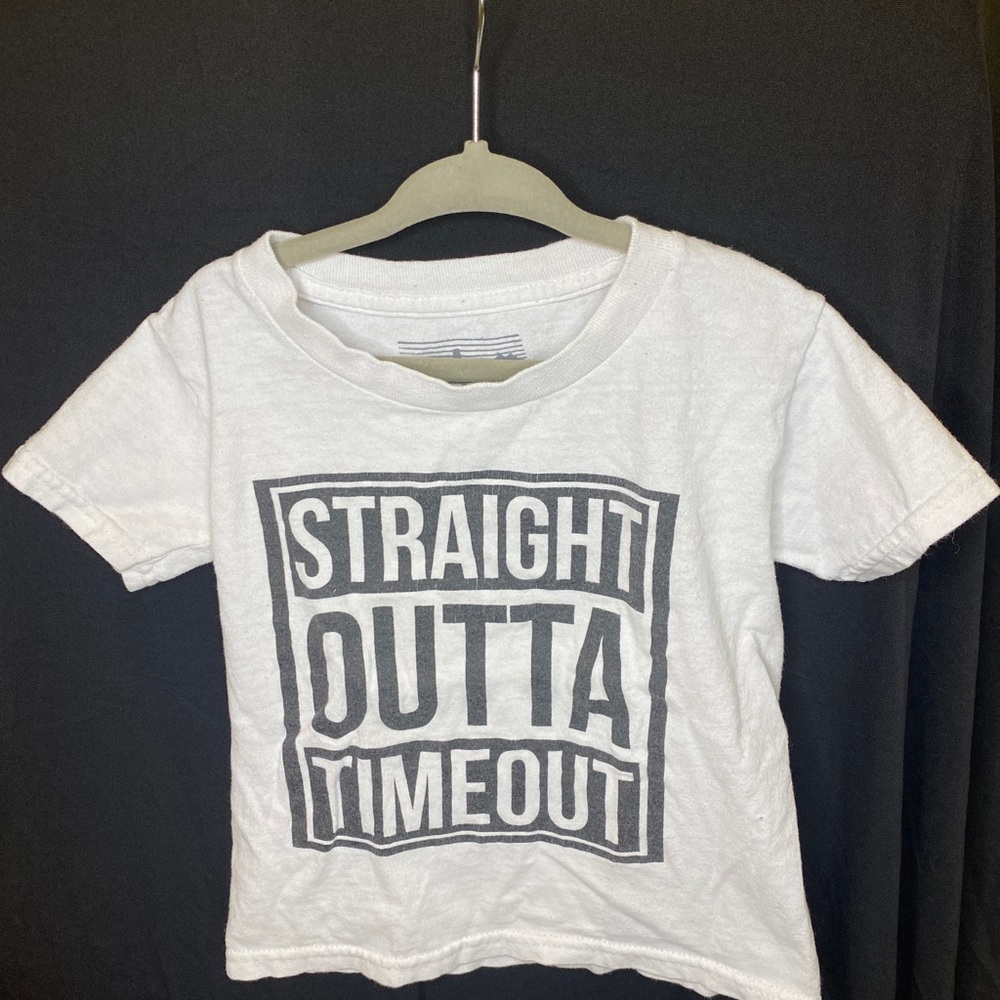 Boys 3T Tshirt Straight Outta Timeout